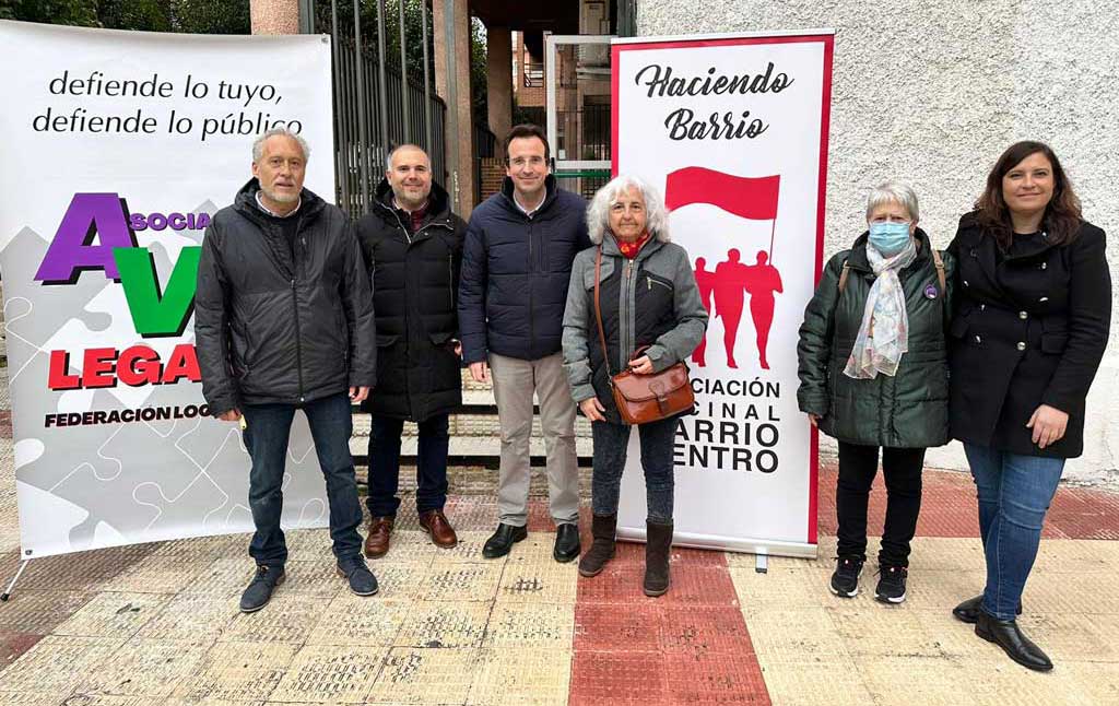 Texto Alternativo: El Ayuntamiento de Leganés cede un local a las Asociaciones de Vecinos Barrio Centro y la FLAV