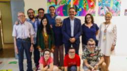 Texto Alternativo: El alcalde visita el COFOIL de Afanias “La Encina” para la integración de personas con discapacidad