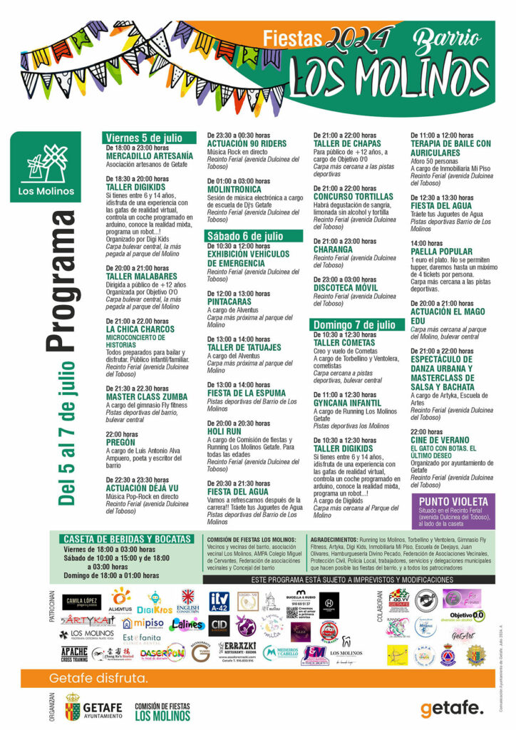 Texto Alternativo: El barrio de Los Molinos celebra sus fiestas