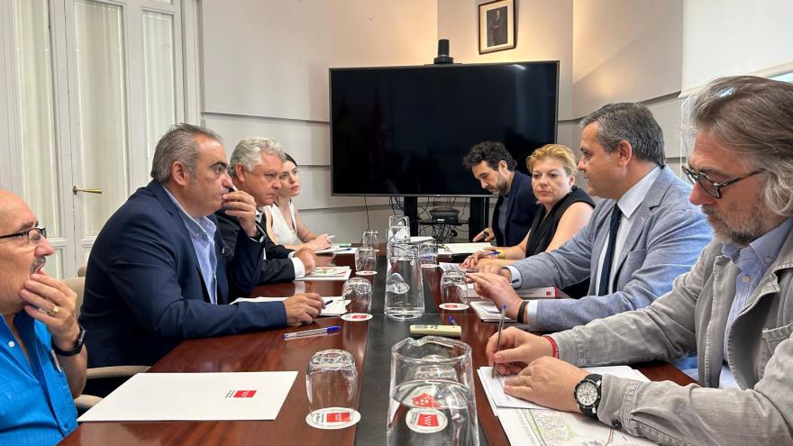 Texto Alternativo: La Comunidad de Madrid inicia los trabajos de mejora y señalización de la línea 7B de Metro entre las estaciones de Barrio del Puerto y San Fernando