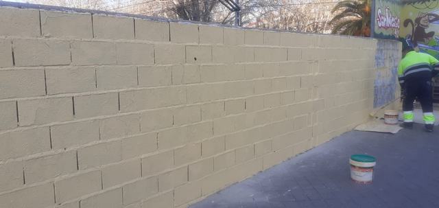 Texto Alternativo: En marcha un plan de eliminación de grafitis en espacios públicos de Leganés