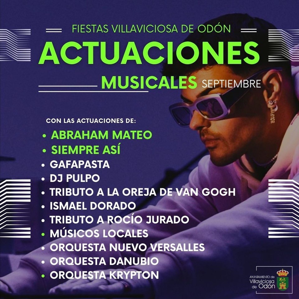 Texto Alternativo: Actuaciones musicales en las fiestas 2024