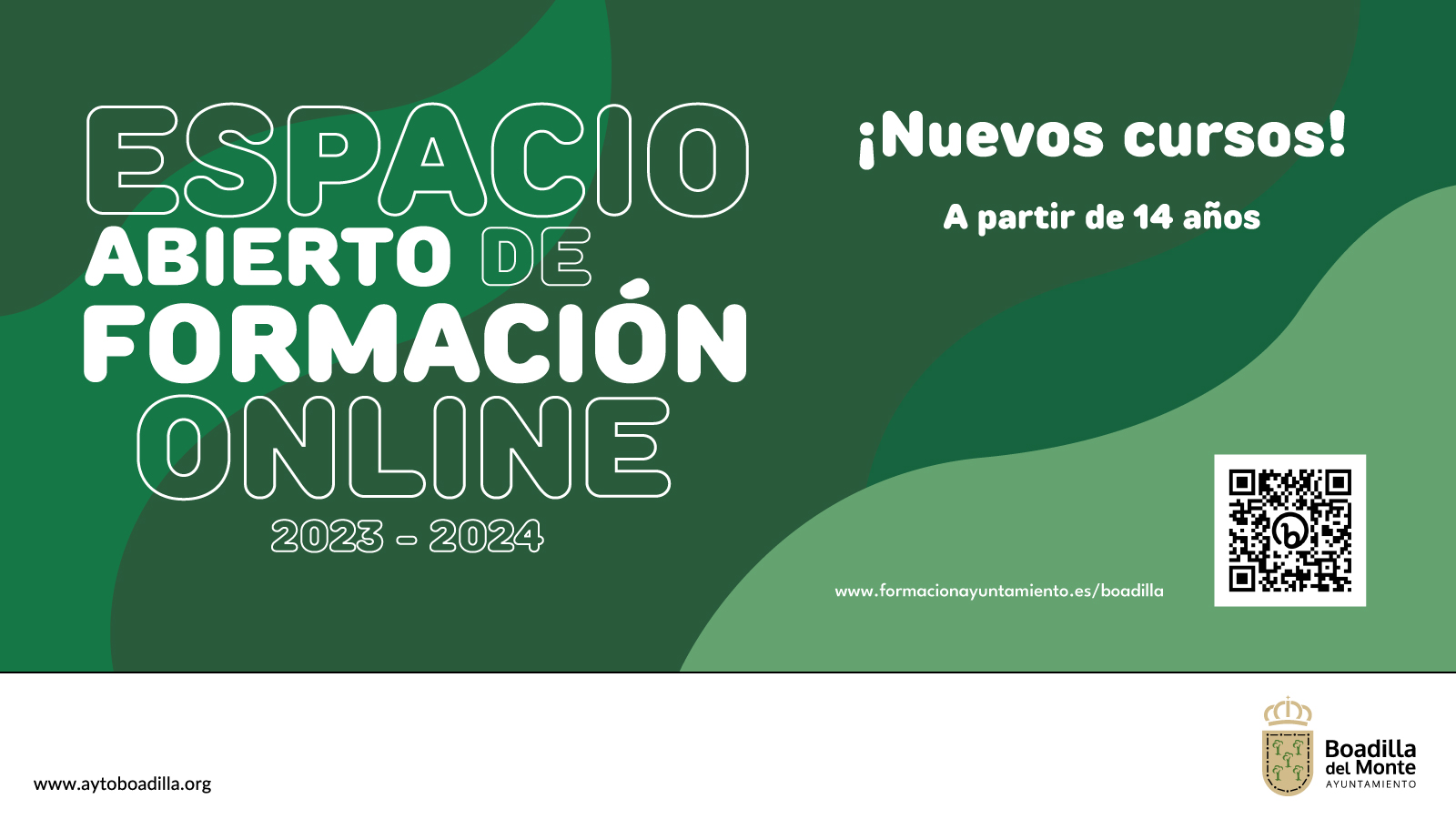Texto Alternativo: Tres mil vecinos han accedido este año a alguno de los 168 cursos que ofrece el Espacio Abierto de Formación