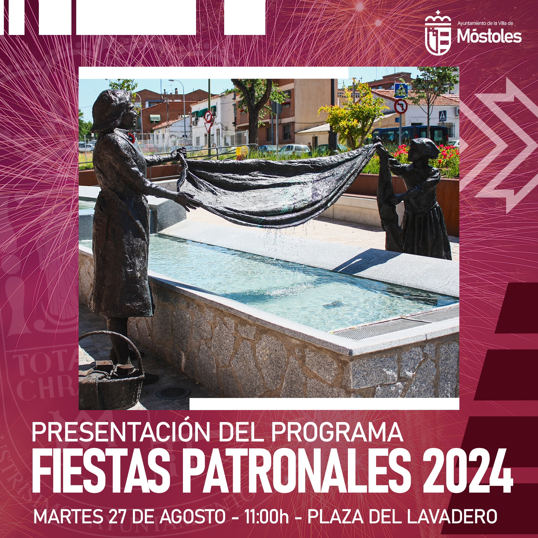 Texto Alternativo: Presentación del programa de las Fiestas Patronales de Móstoles 2024