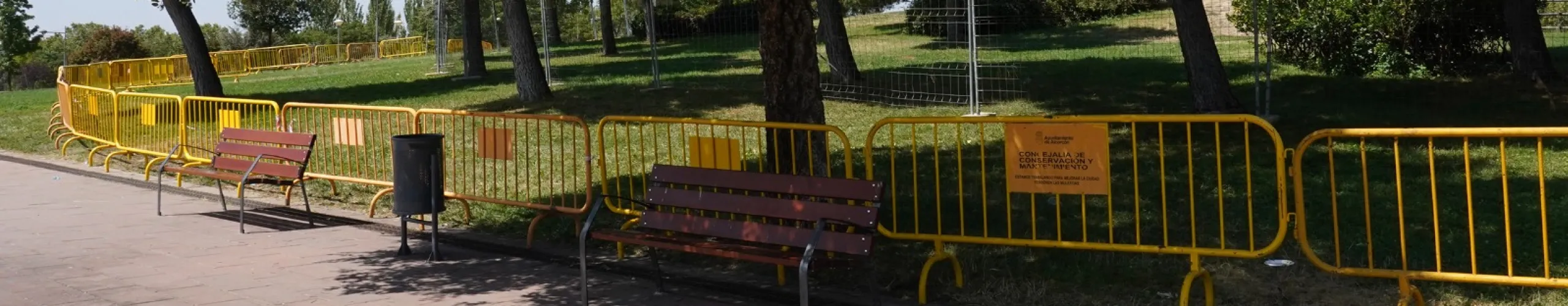 Texto Alternativo: Mantenimiento despliega un amplio dispositivo para preparar todos los actos y encuentros que se desarrollan con motivo de las Fiestas Patronales