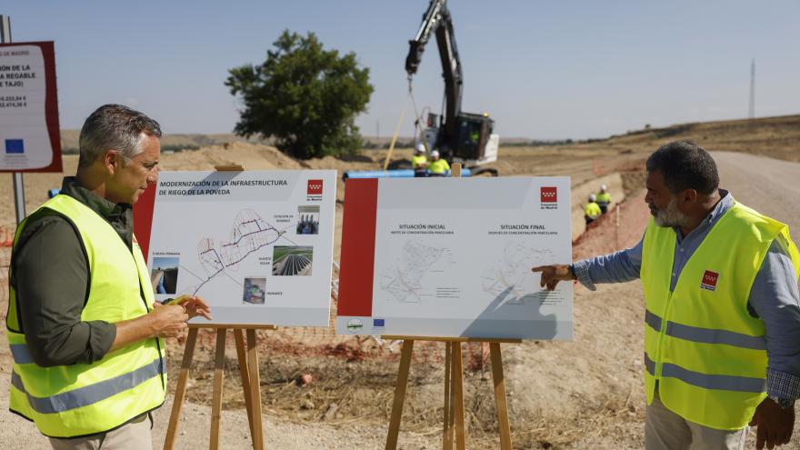 Texto Alternativo: La Comunidad de Madrid moderniza sus infraestructuras de regadío para aumentar la rentabilidad agraria y reducir el consumo de agua