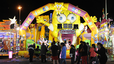 Texto Alternativo: Las atracciones del recinto ferial de Móstoles abren desde hoy y hasta el próximo 15 de septiembre