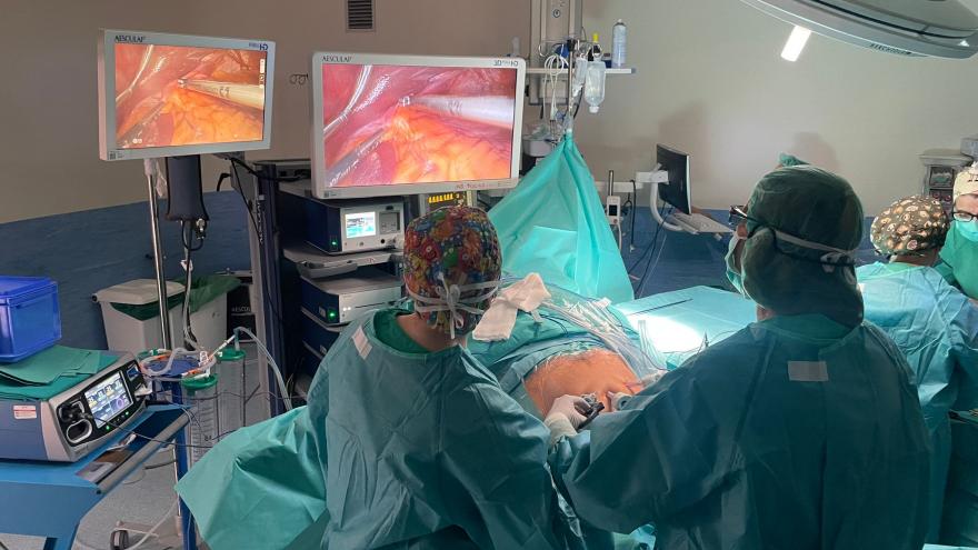 Texto Alternativo: El Servicio de Cirugía General del Hospital público Infanta Sofía organiza un curso teórico práctico para el abordaje de la hernia de hiato