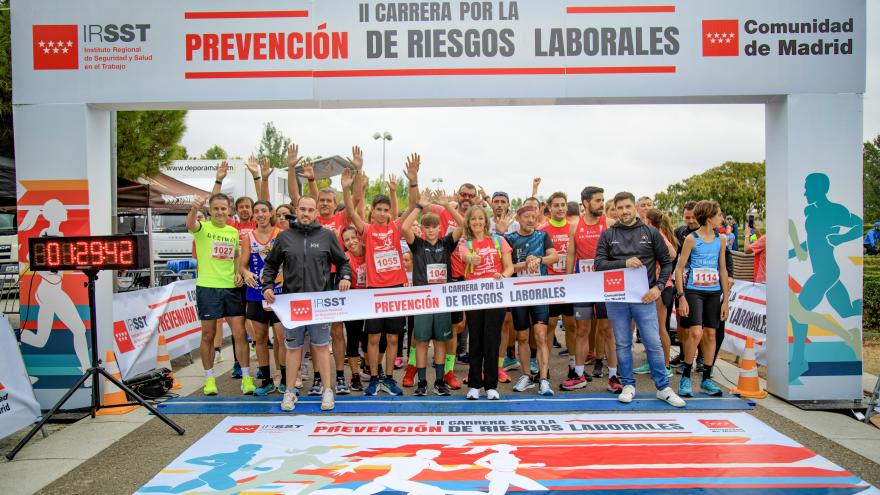 Texto Alternativo: Gran éxito de acogida en la II Carrera por la Prevención de Riesgos Laborales de la Comunidad de Madrid