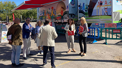 Texto Alternativo: Mil escolares participan en la Semana de la Movilidad en Móstoles