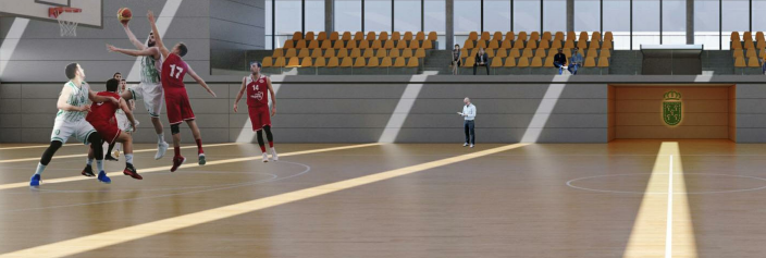 Texto Alternativo: Boadilla licita las obras para finalizar el pabellón deportivo y el auditorio del CD Condesa de Chinchón