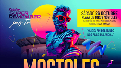 Texto Alternativo: La plaza de toros de Móstoles acogerá un festival “Tardeo Super Remember” de los 90 y los 00s