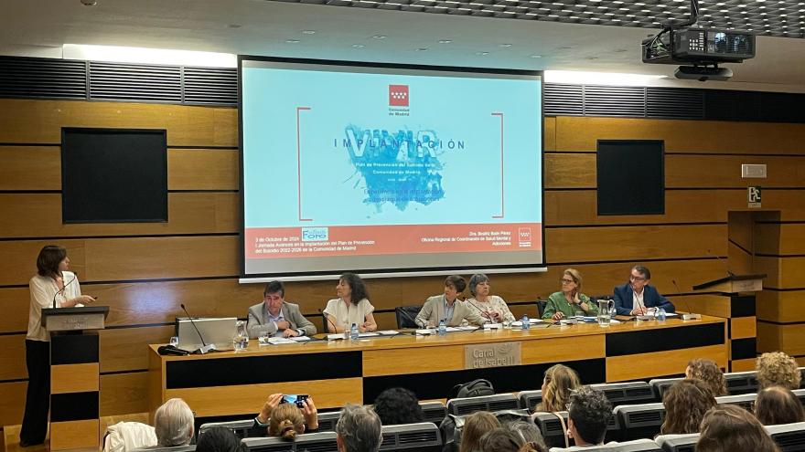 Texto Alternativo: La Comunidad de Madrid reúne en una jornada de trabajo a todos los participantes del Plan de Prevención del Suicidio