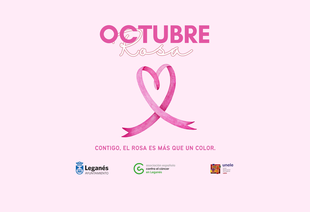Texto Alternativo: Una veintena de comercios de Leganés participan en “Octubre Rosa” con diferentes iniciativas solidarias con el cáncer de mama