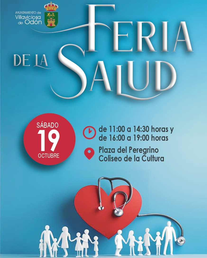 Texto Alternativo: Villaviciosa de Odón celebra este sábado la Feria de la Salud con multitud de stands y actividades para promover hábitos saludables