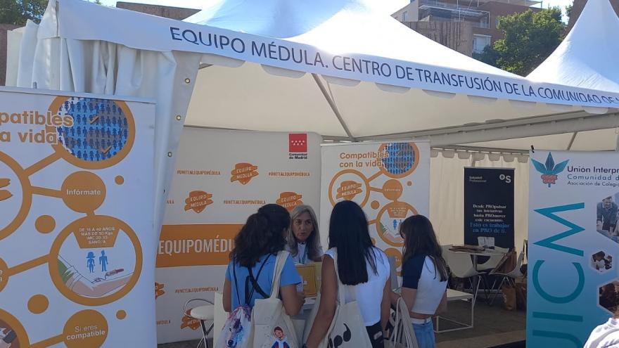 Texto Alternativo: La Comunidad de Madrid arranca una nueva campaña para animar a jóvenes universitarios a donar médula ósea