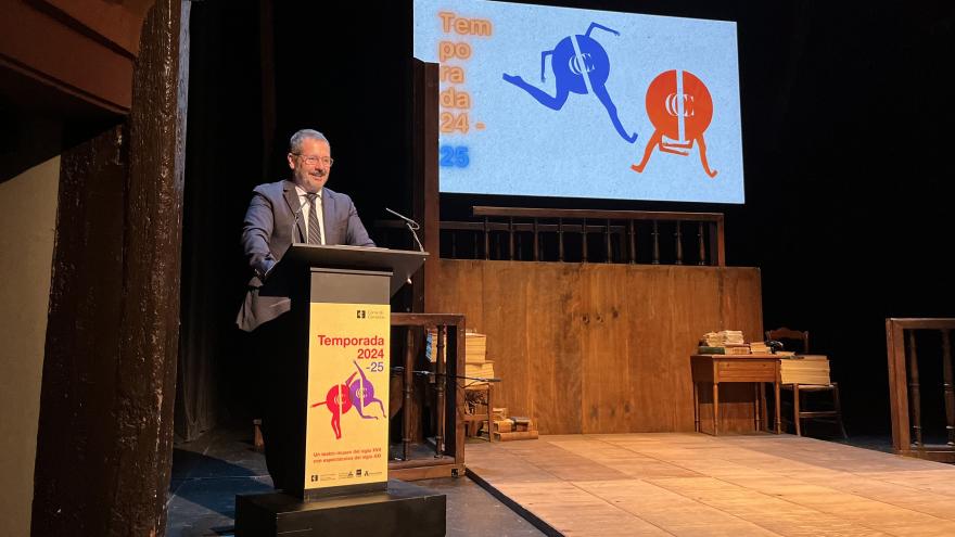 Texto Alternativo: La Comunidad de Madrid el Gobierno de la Comunidad presenta la nueva temporada del Corral de Comedias con la Hispanidad, Cervantes y las mujeres como protagonistas