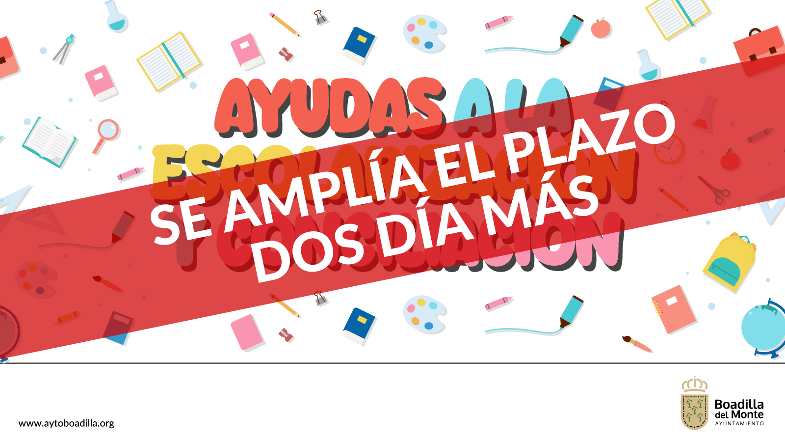 Texto Alternativo: Ampliado hasta el jueves 7 el plazo de presentación de las solicitudes de becas a la escolarización y conciliación