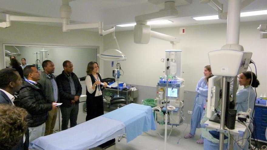 Texto Alternativo: Hospitales públicos de la Comunidad de Madrid reciben a una delegación de Etiopía para dar a conocer su organización y la formación especializada de los profesionales