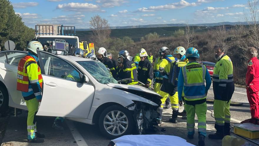 Texto Alternativo: El SUMMA 112 de la Comunidad de Madrid ha atendido a más de 1.000 personas en accidentes de tráfico este año