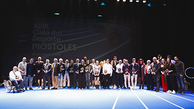 Texto Alternativo: La XVIII Gala del Deporte de Móstoles homenajea el año olímpico y el deporte inclusivo
