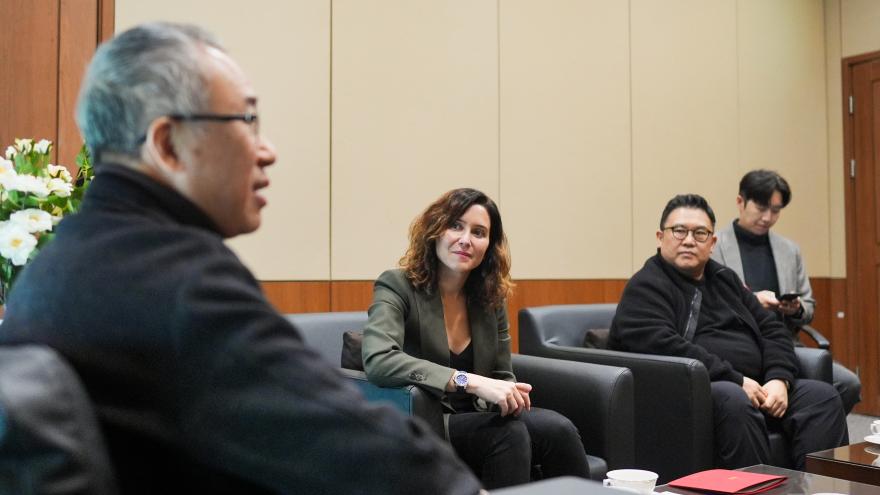 Texto Alternativo: Díaz Ayuso la Comunidad presenta en el Seoul Arts Center el Ballet Español de la Comunidad de Madrid y el programa de auxiliares de danza en centros educativos