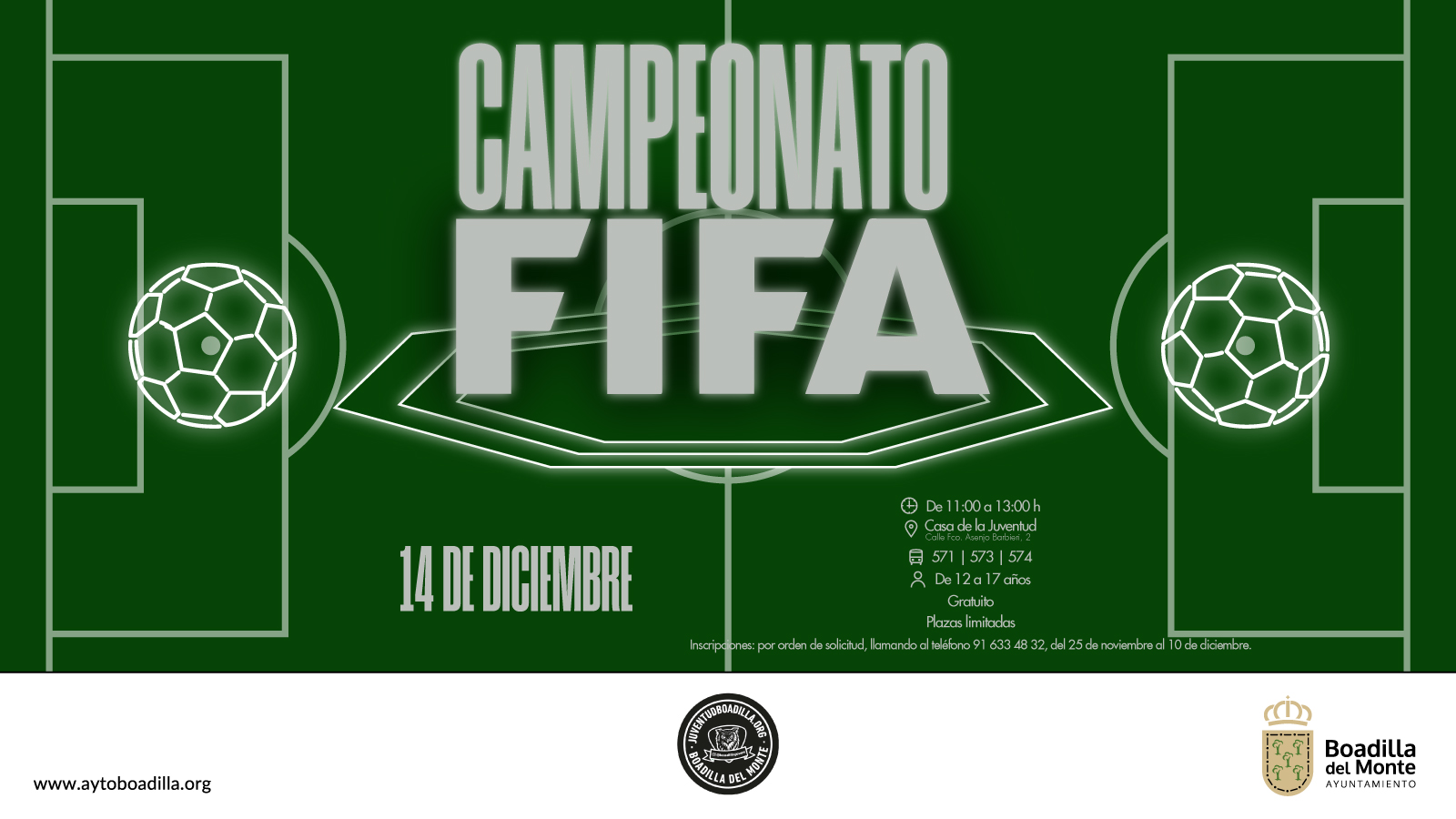 Texto Alternativo: El Campeonato FIFA se celebrará el próximo 14 de diciembre en la Casa de la Juventud