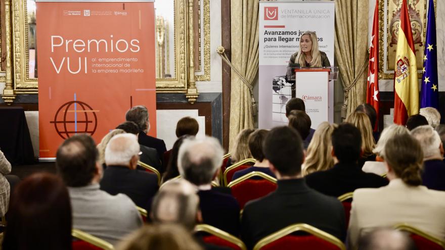 Texto Alternativo: La Comunidad de Madrid impulsa la actividad exterior de casi 7.000 empresas, autónomos y emprendedores con la Ventanilla Única de Internacionalización