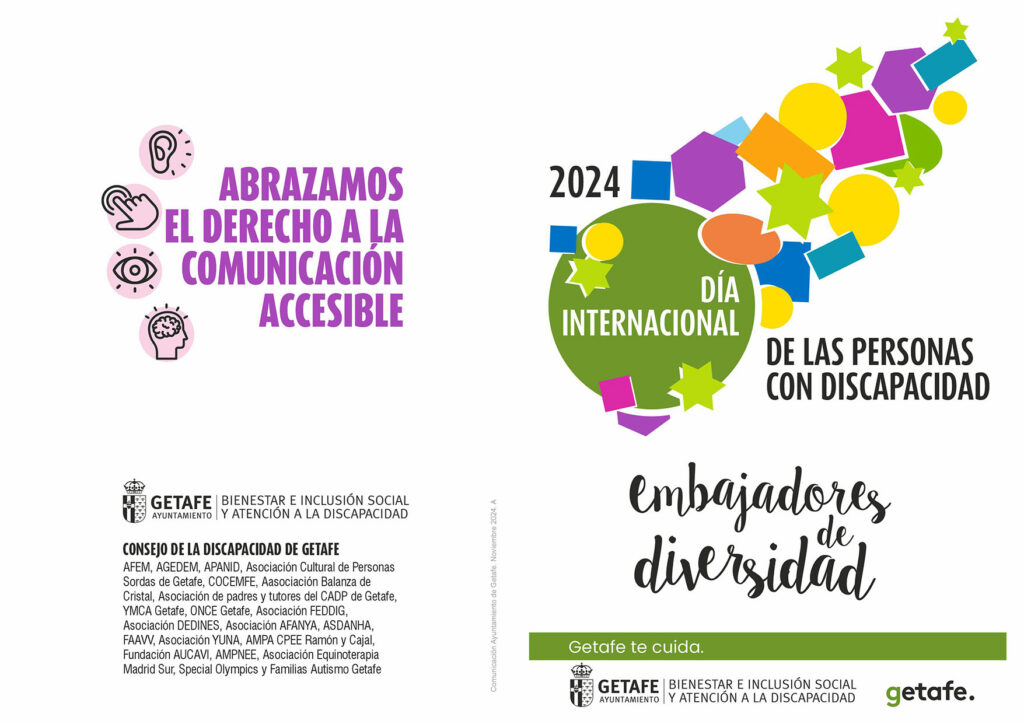 Texto Alternativo: Getafe conmemora el Día de la Discapacidad con un Pleno inclusivo y la Gala de los Abrazos