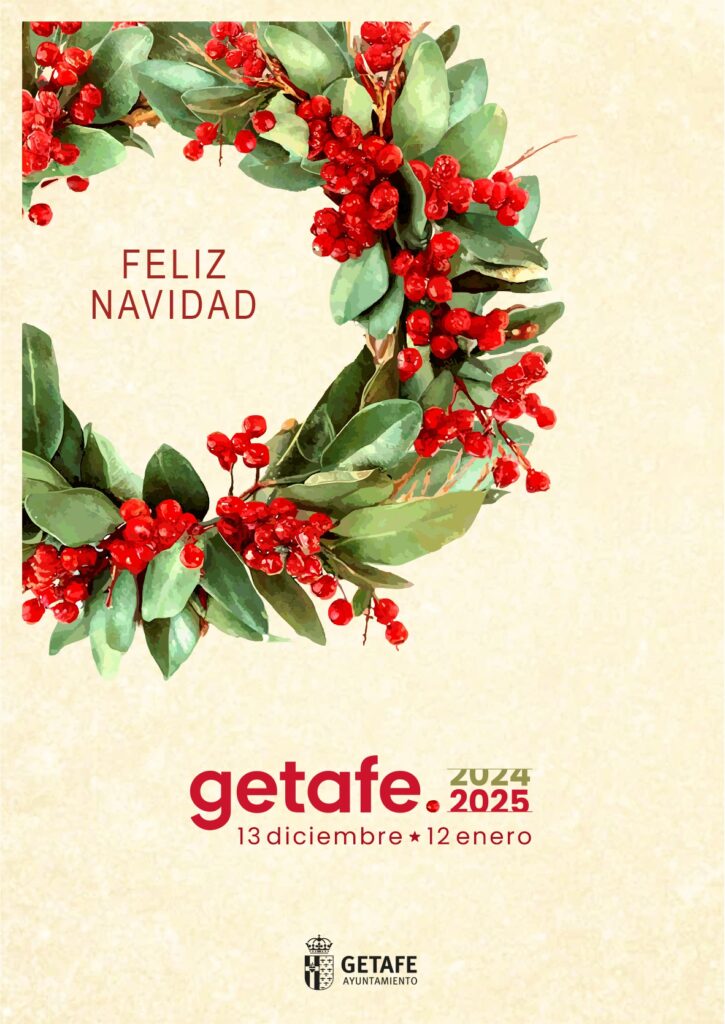 Texto Alternativo: Getafe incrementa un 50% la iluminación navideña a partir del 5 de diciembre