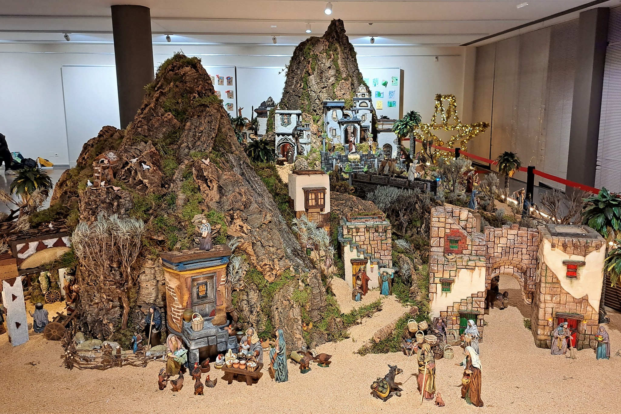 Texto Alternativo: Hasta el 4 de enero se puede presenciar el Belén Navideño, una verdadera obra de arte