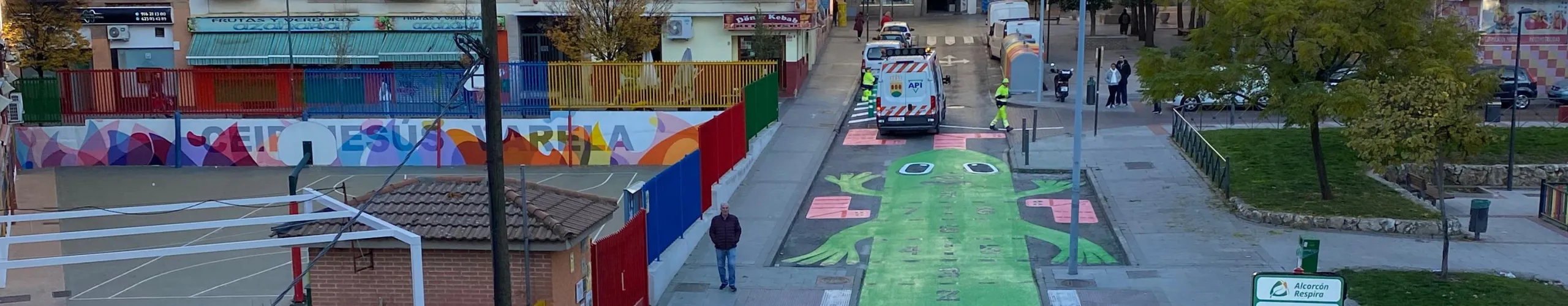 Texto Alternativo: El primer entorno escolar seguro de Alcorcón ya es una realidad de la mano de Transición Ecológica