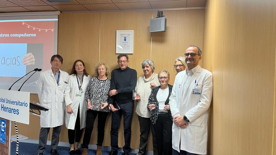 Texto Alternativo: El Hospital público del Henares rinde homenaje a los profesionales jubilados