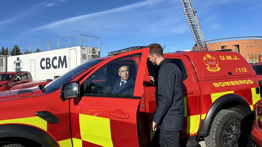 Texto Alternativo: La Comunidad de Madrid ha invertido este año más de 5 millones en la renovación y ampliación de la flota de vehículos del Cuerpo de Bomberos