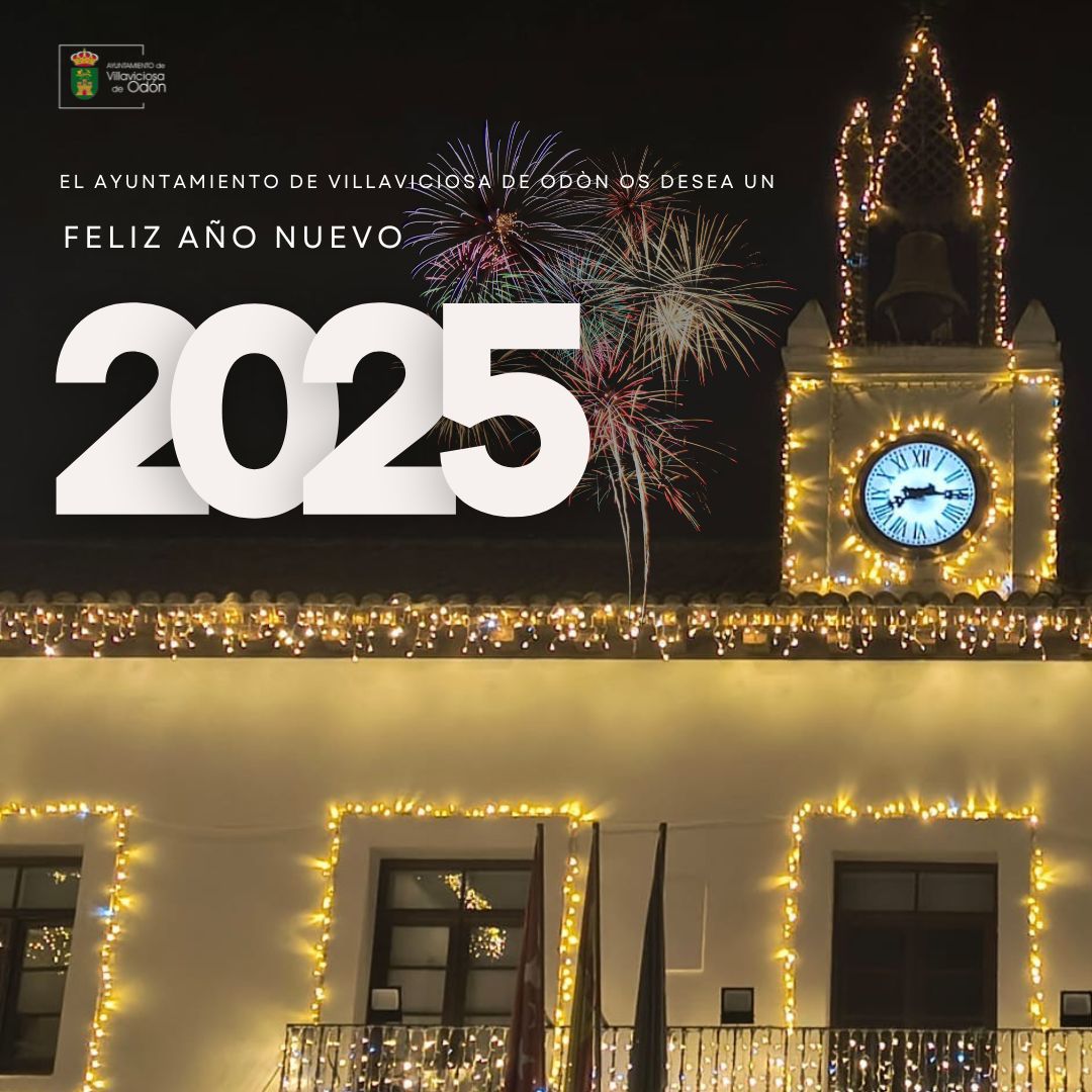 Texto Alternativo: El Ayuntamiento les desea ¡Feliz 2025!