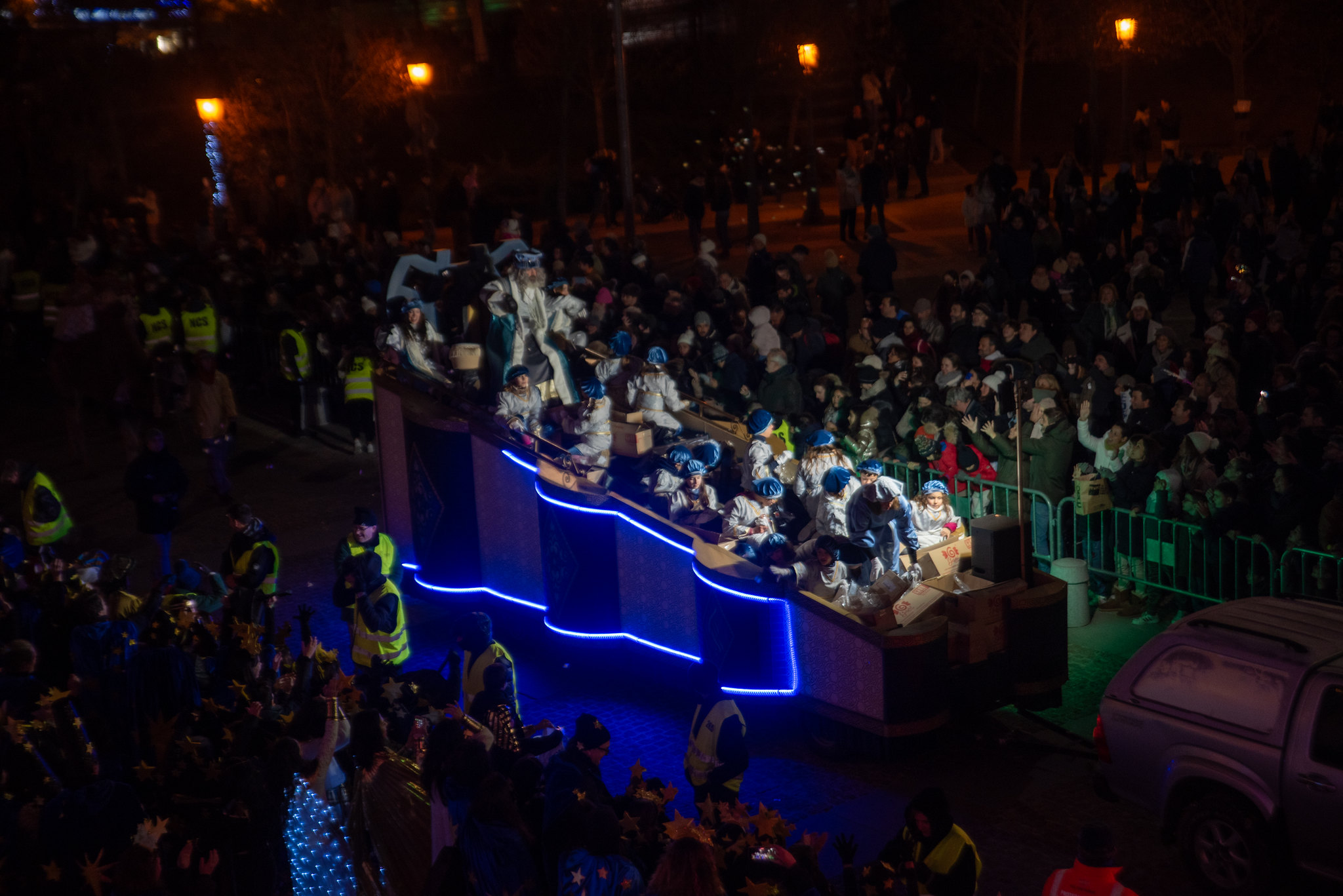 Texto Alternativo: La Cabalgata de Reyes estará integrada por 10 carrozas y una amplia comitiva acompañará a Sus Majestades