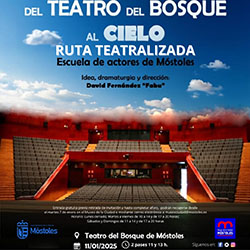 Texto Alternativo: Móstoles organiza una experiencia escénica inmersiva para conocer el Teatro del Bosque