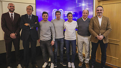 Texto Alternativo: Móstoles presenta la imagen corporativa de su candidatura a Ciudad Europea del Deporte 2026