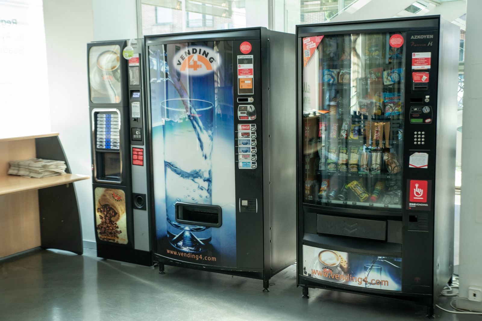 Texto Alternativo: Licitada la instalación de máquinas expendedoras de alimentos y bebidas sin alcohol en edificios municipales