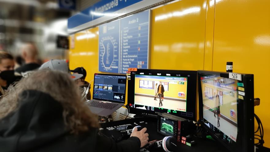 Texto Alternativo: La Comunidad de Madrid transforma la red de Metro en un gran plató para el rodaje de una veintena de producciones de cine y televisión