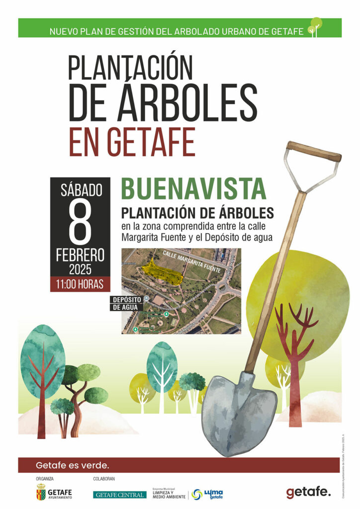 Texto Alternativo: Getafe convoca 6 plantaciones familiares para reverdecer la ciudad