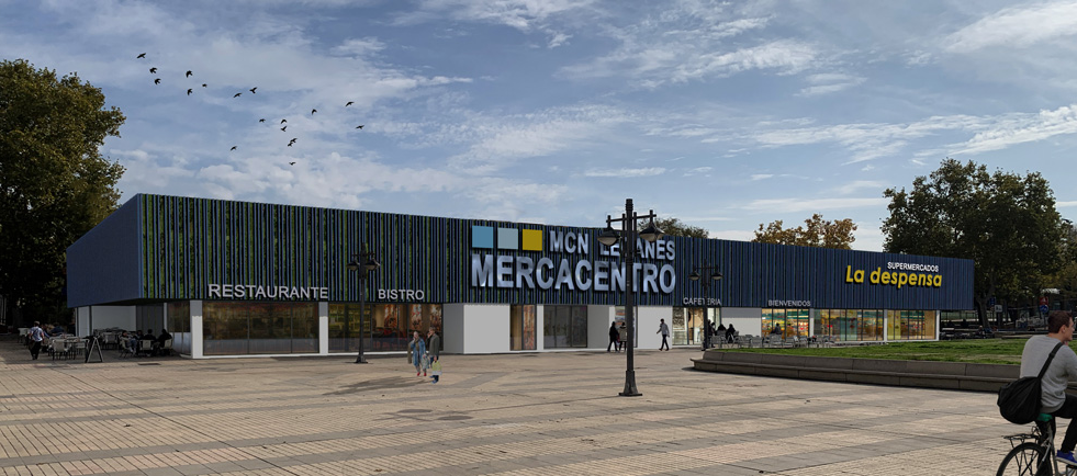 Texto Alternativo: El Ayuntamiento de Leganés revitalizará y modernizará la zona comercial de Mercacentro a través de la concesión a La Despensa Supermercados