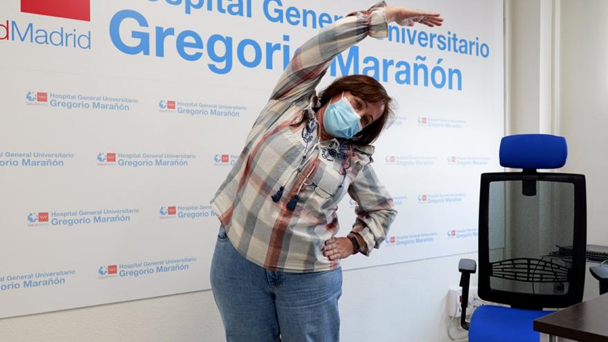 Texto Alternativo: El Hospital público Gregorio Marañón participa en un estudio que avala los beneficios del ejercicio físico en el centro de trabajo