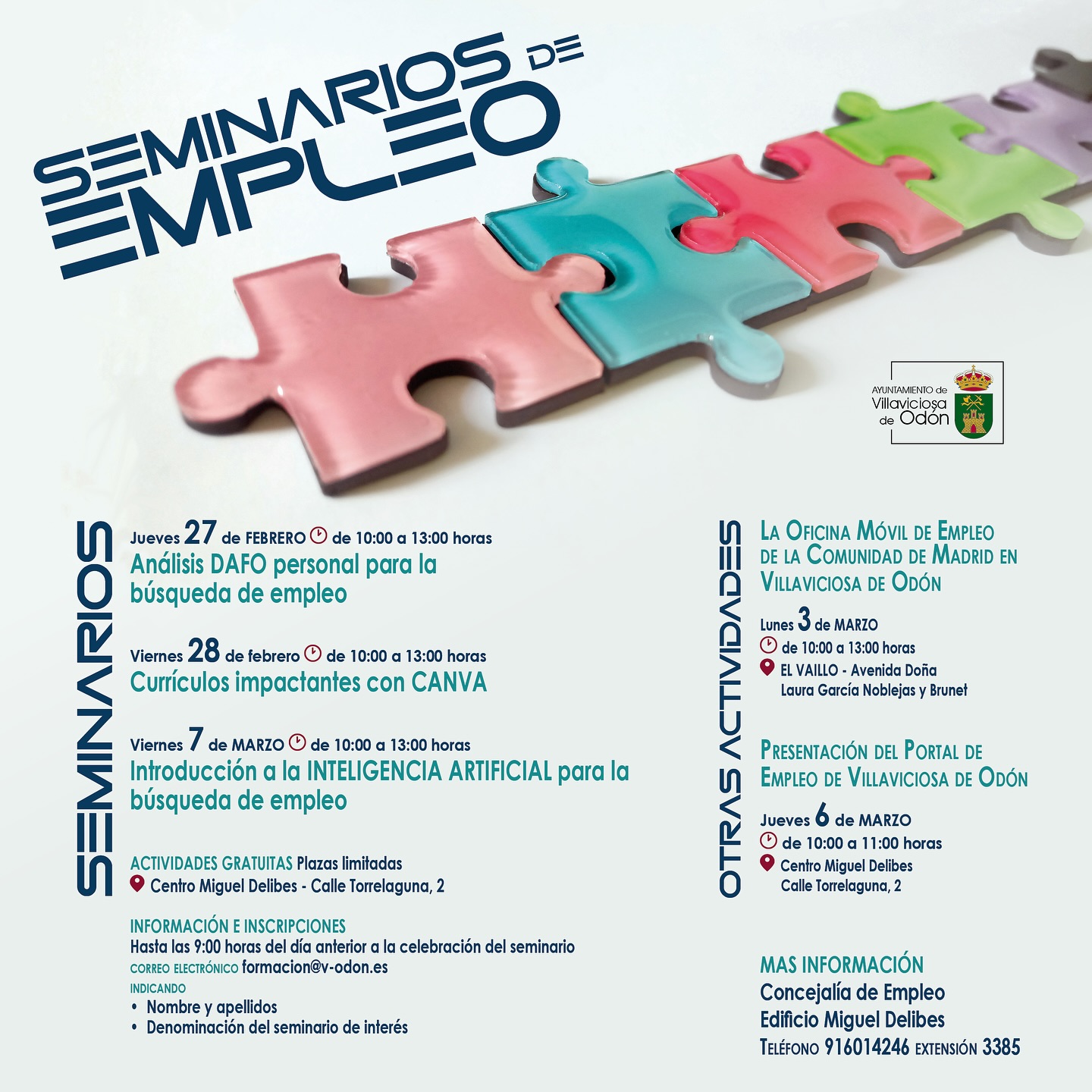 Texto Alternativo: Seminarios de Empleo