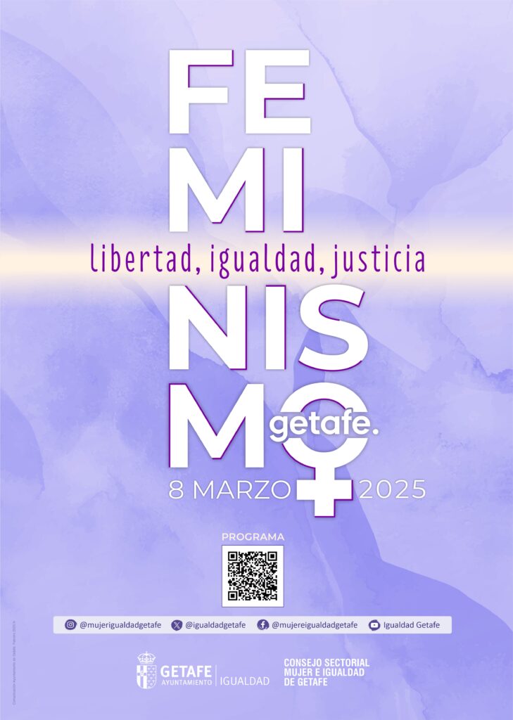 Texto Alternativo: Getafe reclama ‘Libertad, Igualdad, Justicia’ por el 8 de marzo