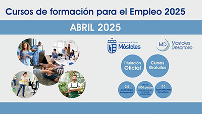 Texto Alternativo: Móstoles ofrece en abril 11 cursos gratuitos para desempleados y ocupados