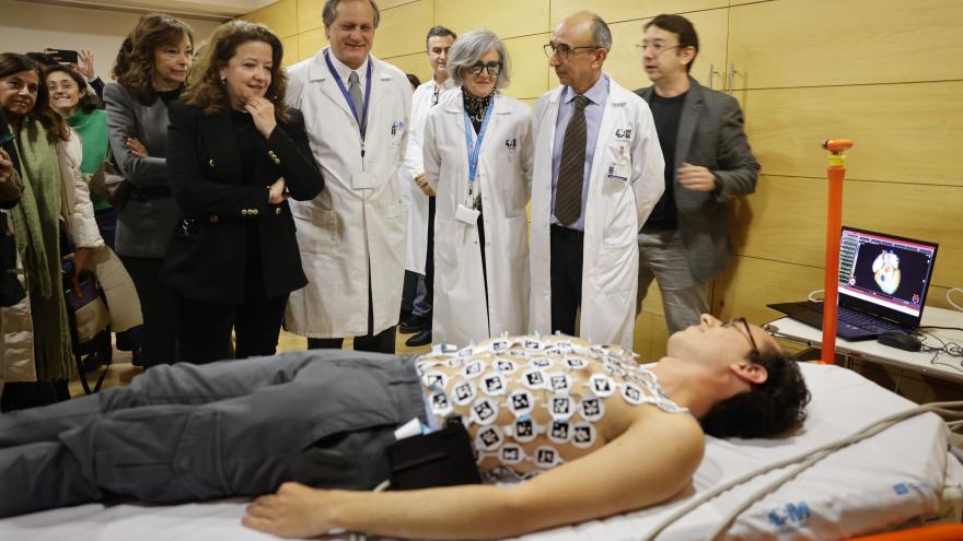Texto Alternativo: El Hospital público Gregorio Marañón crea el primer sistema en el mundo no invasivo de mapeo global del corazón en tiempo real