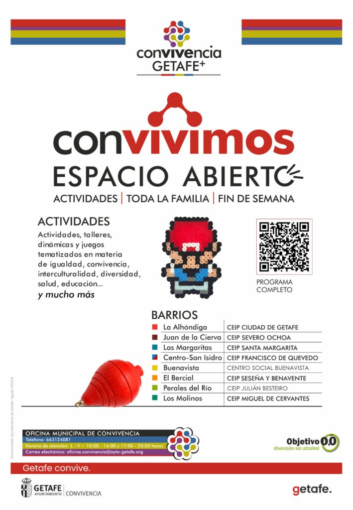 Texto Alternativo: Vuelve ‘Convivimos-Espacio Abierto’ con sus actividades en los barrios el 21 de marzo