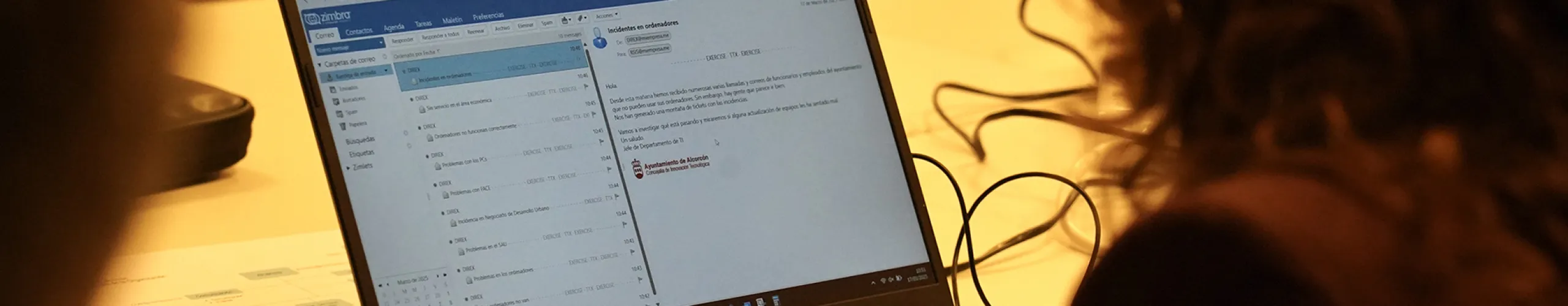 Texto Alternativo: El Ayuntamiento de Alcorcón entrena un simulacro de ciberataque para seguir profundizando en su capacidad de respuesta