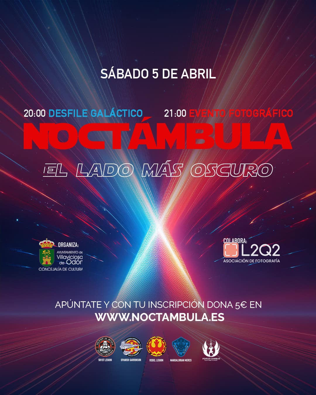 Texto Alternativo: Villaviciosa de Odón se prepara para una noche épica con Noctámbula: El Lado Más Oscuro